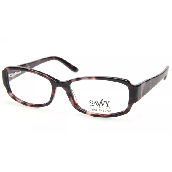 SAVVY Eyeglasses SAV366-PURTO-51 Size 51/16/rectangular BRAND NEW main image 3